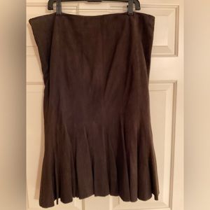 Lauren Suede Ladies Skirt